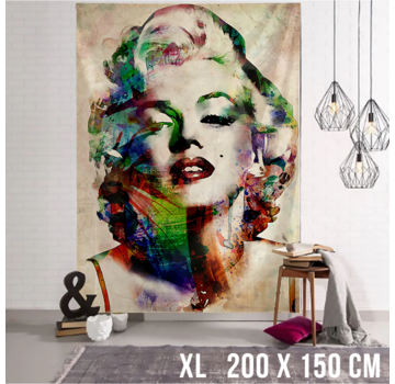 Allernieuwste.nl® Wandkleed Marilyn Monroe - 150x200cm