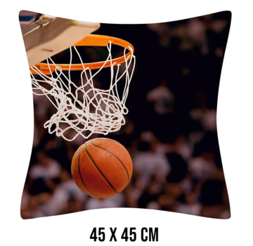 Allernieuwste.nl® Kussenhoes Basketbal Score - 45x45cm