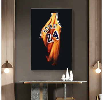 Allernieuwste.nl® Canvas Schilderij Kobe Bryant Memory - 50 x 70 cm