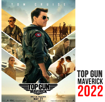 Allernieuwste.nl® Canvas Schilderij Top Gun Maverick 2022 -  50 x 70 cm