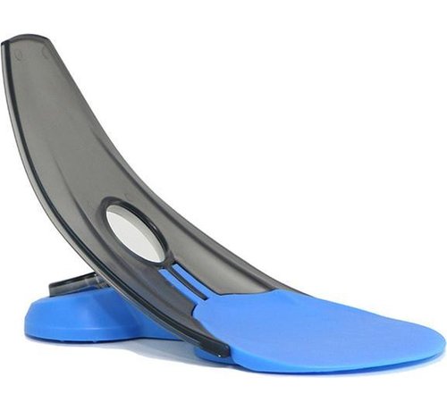 Allernieuwste.nl® Golf Putt trainer blauw opvouwbaar voor binnen en buiten. Inclusief 1 golfbal. Golfen - put - Cadeau - Verjaardag