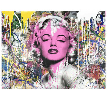 Allernieuwste.nl® Canvas Schilderij Marilyn Monroe My Heart Is Yours - 50 x 70 cm