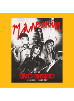 Allernieuwste.nl® Canvas Schilderij Concertposter Rockband Maneskin - 60 x 90 cm