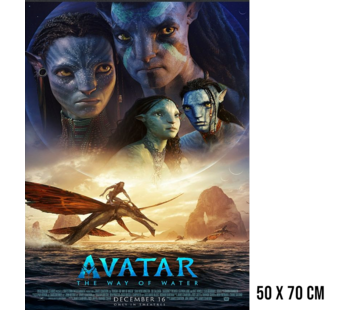 Allernieuwste.nl® Canvas Schilderij Avatar: The Way of Water 2023 - 50 x 70 cm