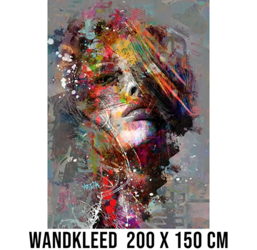 Allernieuwste.nl® Wandkleed Sterke Zelfstandige Vrouw - 200 x 150 cm