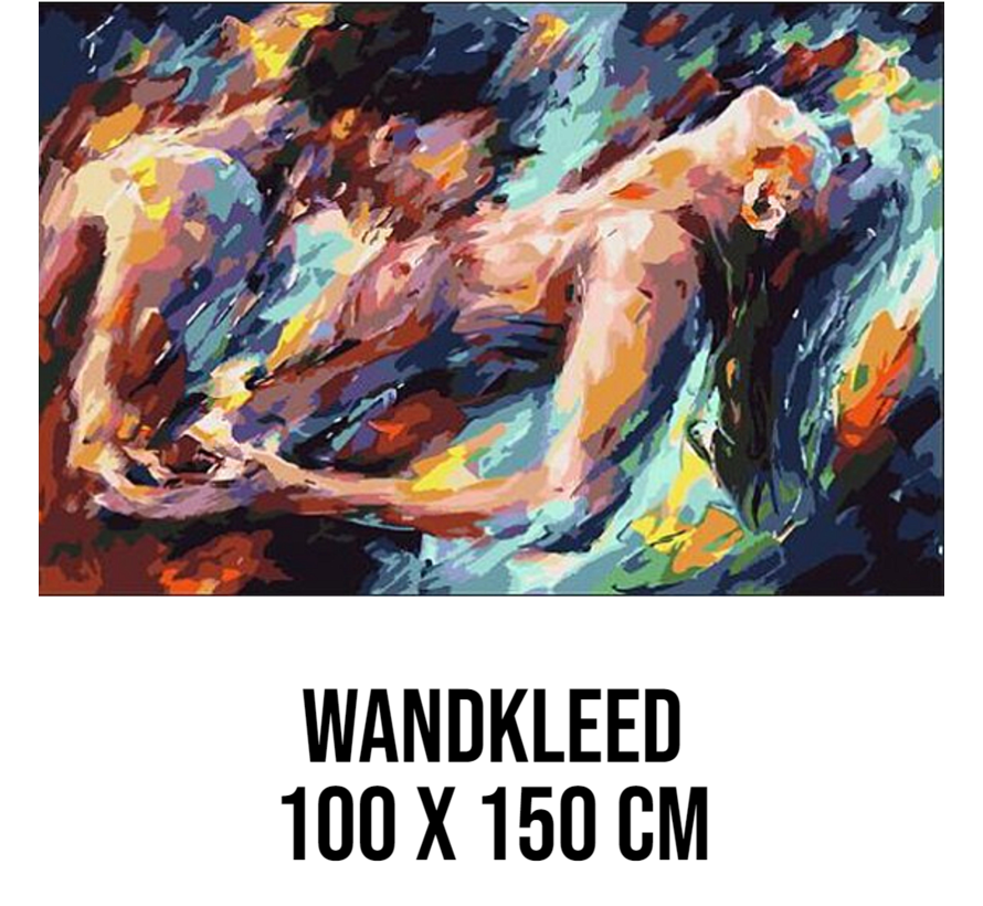 Allernieuwste.nl® Wandkleed Erotisch Liefdesspel Wandtapijt Wanddecoratie Muurkleed Tapestry- Slaapkamer - kleur - 100 x 150 cm