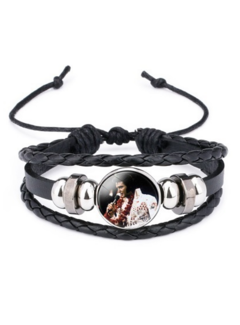 Allernieuwste.nl® Armband Elvis Presley LIVE - Unisex**