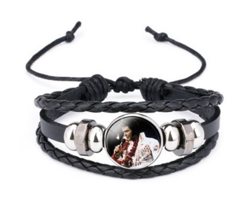 Allernieuwste.nl® Armband Elvis Presley LIVE - Unisex**