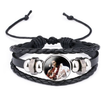 Allernieuwste.nl® Armband Elvis Presley LIVE - Unisex**