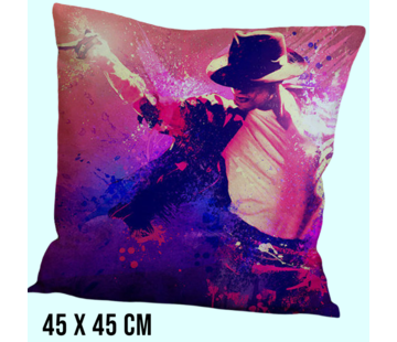 Allernieuwste.nl® Kussenhoes Michael Jackson - 45 x 45 cm