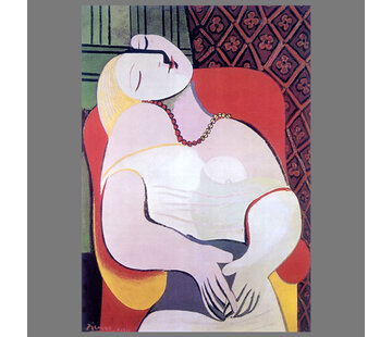 Allernieuwste.nl® Canvas Schilderij Picasso De Droom (1932) - 60 x 90 cm