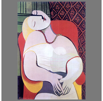 Allernieuwste.nl® Canvas Schilderij Picasso De Droom (1932) - 50 x 100 cm