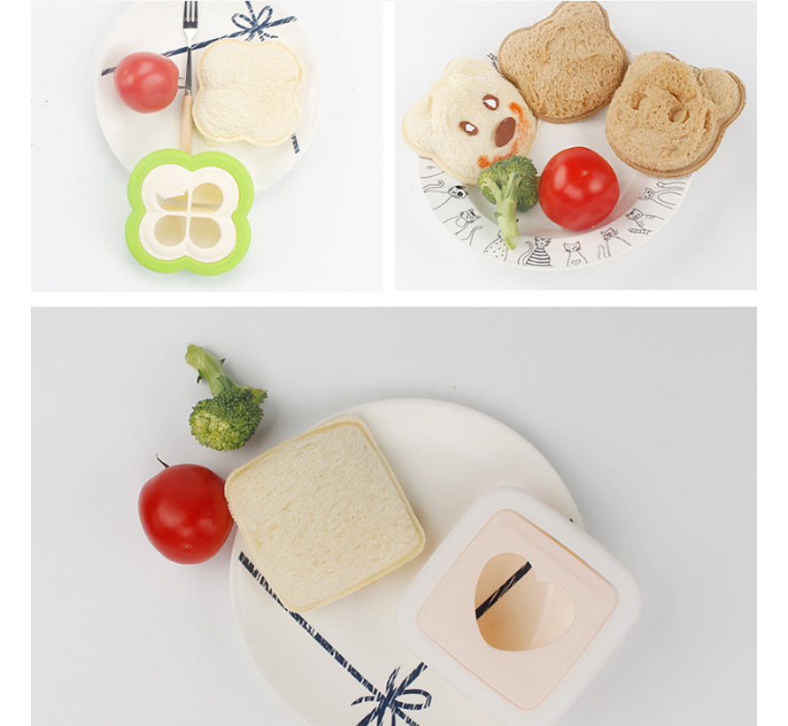 Allernieuwste.nl® SET 3x Brood Vormen voor Kinderen Eetlust Snee Brood Sandwich - Leuk voor Elk Kind - SET van 3 STUKS - ca 10 x 10 cm elk