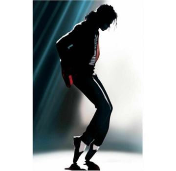 Allernieuwste.nl® Canvas Schilderij Michael Jackson King of Pop - 50 x 70 cm