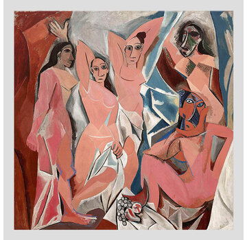 Allernieuwste.nl® Canvas Schilderij Picasso Les Demoiselles d'Avignon (1907) - 70 x 70 cm