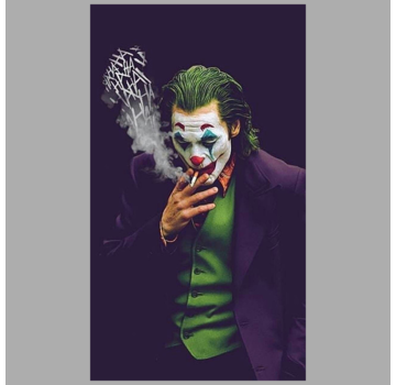 Allernieuwste.nl® Canvas Schilderij The Joker Movie - 40 x 70 cm