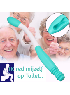 Allernieuwste.nl® WC-papier hulpmiddel -  lengte 38 cm