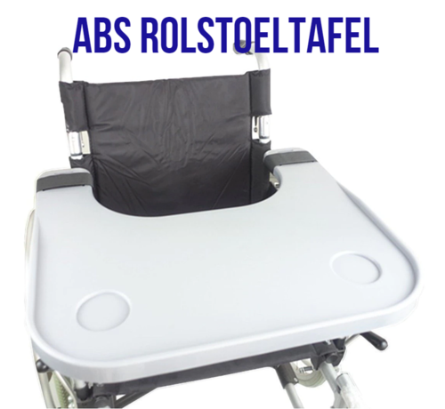 Allernieuwste.nl® Allernieuwste.nl® Rolstoeltafel - Eettafel voor rolstoel - ABS Invalidenwagen Opzet Tafel - Grijs 58x52cm