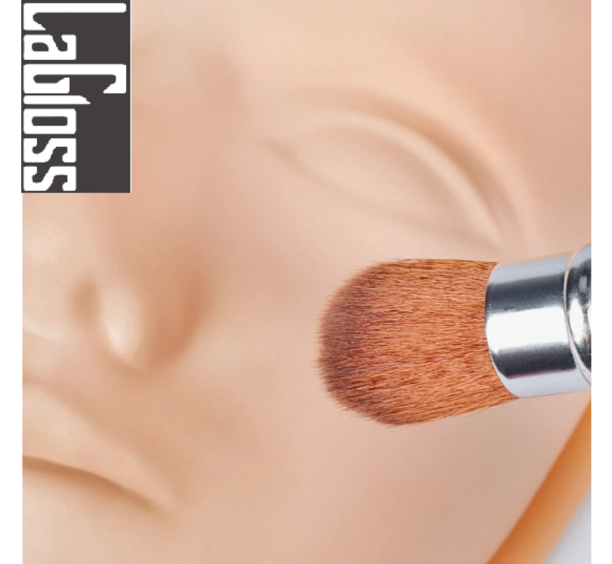 LaGloss® Realistische 5D Siliconen Gezicht Oefenbord voor Make-up, Wenkbrauwen, Oog Make-Up, Permanente Make-up incl. Plastic Base