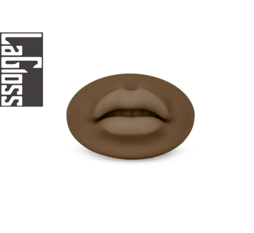 LaGloss® LaGloss® 3D Siliconen Lip - Bruine huidskleur - Make-up oefenhulp