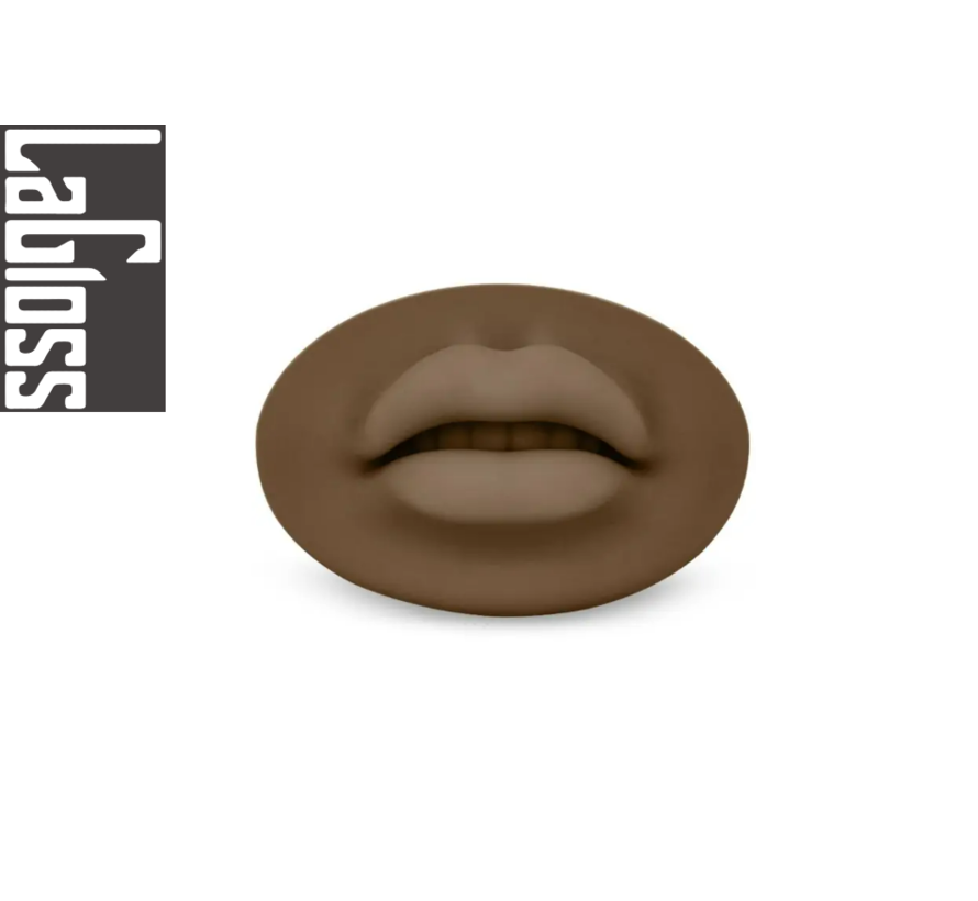 LaGloss® 3D Siliconen Lip - Bruine huidskleur - Make-up oefenhulp