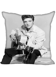 Allernieuwste.nl® Kussenhoes Elvis Presley The King 2 - 45 x 45 cm