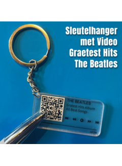 Allernieuwste.nl® QR Sleutelhanger THE BEATLES "Fab Four" *