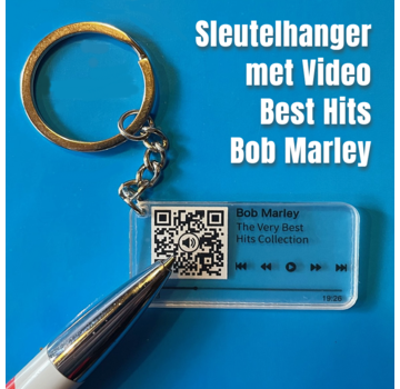 Allernieuwste.nl® QR Sleutelhanger BOB MARLEY*