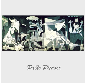 Allernieuwste.nl® Canvas Schilderij Pablo Picasso: Guernica - 60 x 140 cm