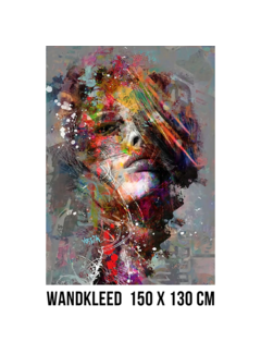 Allernieuwste.nl® Wandkleed Sterke Zelfstandige Vrouw - 150 x 130 cm