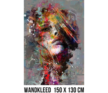 Allernieuwste.nl® Wandkleed Sterke Zelfstandige Vrouw - 150 x 130 cm