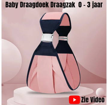 Allernieuwste.nl® Baby Draagzak Draagdoek Roze