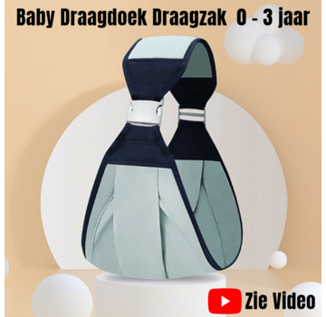 Allernieuwste.nl® Baby Draagzak Draagdoek Mintgroen