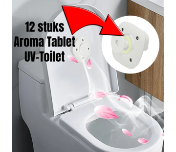 Allernieuwste.nl® 12 Stuks Aroma Tabletten voor UV Toilet Sterilisator