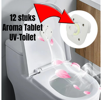 Allernieuwste.nl® 12 Stuks Aroma Tabletten voor UV Toilet Sterilisator