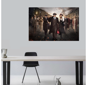 Allernieuwste.nl® Canvas Schilderij Peaky Blinders Scene TV Show - 40 x 60 cm