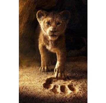 Allernieuwste.nl® Canvas Schilderij The Lion King - 50 x 75 cm