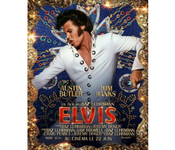 Allernieuwste.nl® Canvas Schilderij 2022 Elvis The Movie 1 - 50 x 70 cm