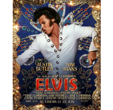 Allernieuwste.nl® Canvas Schilderij 2022 Elvis The Movie 1 - 50 x 70 cm