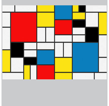 Allernieuwste.nl® Canvas Schilderij Pieter Cornelis Mondriaan De Stijl - 75 x 105 cm