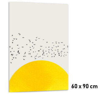 Allernieuwste.nl® Canvas Schilderij 1000 Vogels A Thousand Birds - 60 x 90 cm