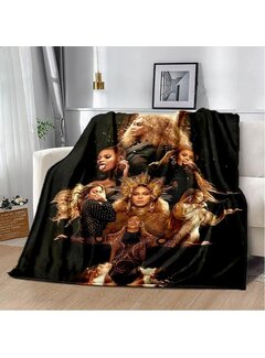 Allernieuwste.nl Beyonce Flanel Fleece Plaid Deken - 100 x 150 cm