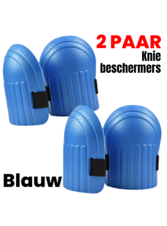 Allernieuwste.nl 2 paar KNIE Beschermers Zacht EVA Schuim - Blauw