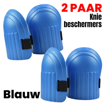 Allernieuwste.nl 2 paar KNIE Beschermers Zacht EVA Schuim - Blauw