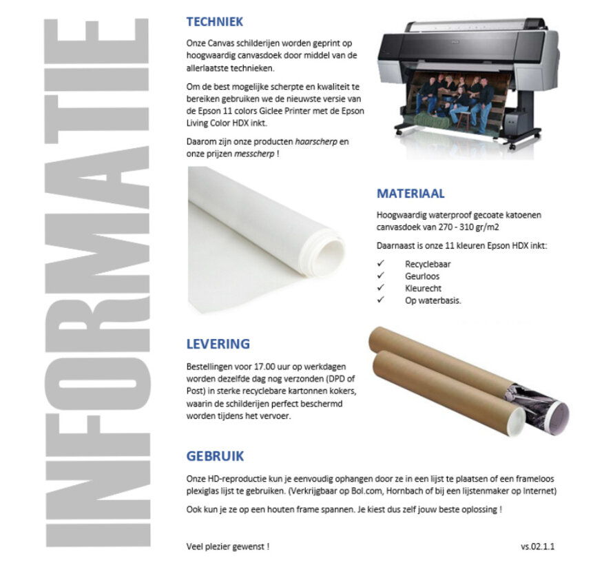 Allernieuwste.nl® 2-Delig Canvas Schilderij Black and White Models - Kunst - Poster - 2x 50 x 70 cm - Zwart Wit