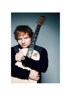 Allernieuwste.nl Canvas Schilderij Ed Sheeran Singer-Songwriter - 50 x 70 cm