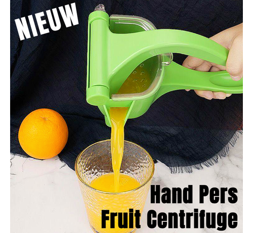 Allernieuwste.nl Allernieuwste.nl® Handmatige Fruitpers Citruspers Sapcentrifuge Handpers Juicer - Eenvoudig Handmatig Handontwerp - Multifunctioneel Stevig Kunststof - Groen