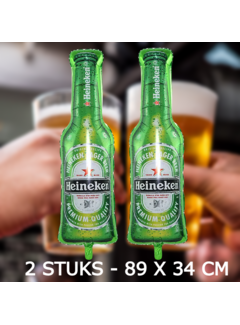 Allernieuwste.nl 2 STUKS Opblaasbare Heineken Fles Ballonnen