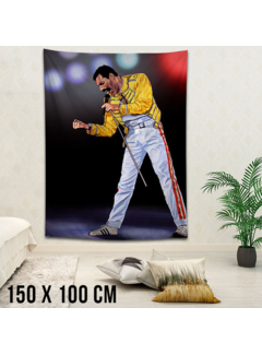 Allernieuwste.nl Wandkleed Queen Freddie Mercury - 150 x 100 cm