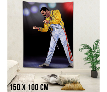 Allernieuwste.nl Wandkleed Queen Freddie Mercury - 150 x 100 cm